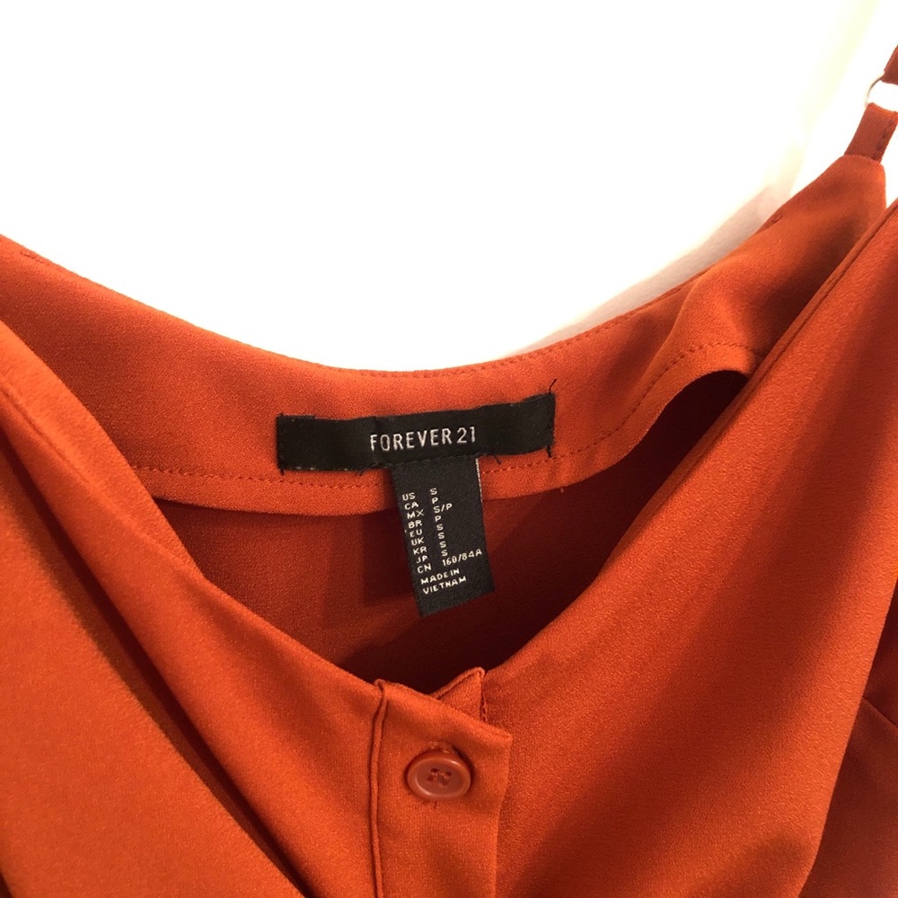 Rust Mini Dress - Picture 3 of 3